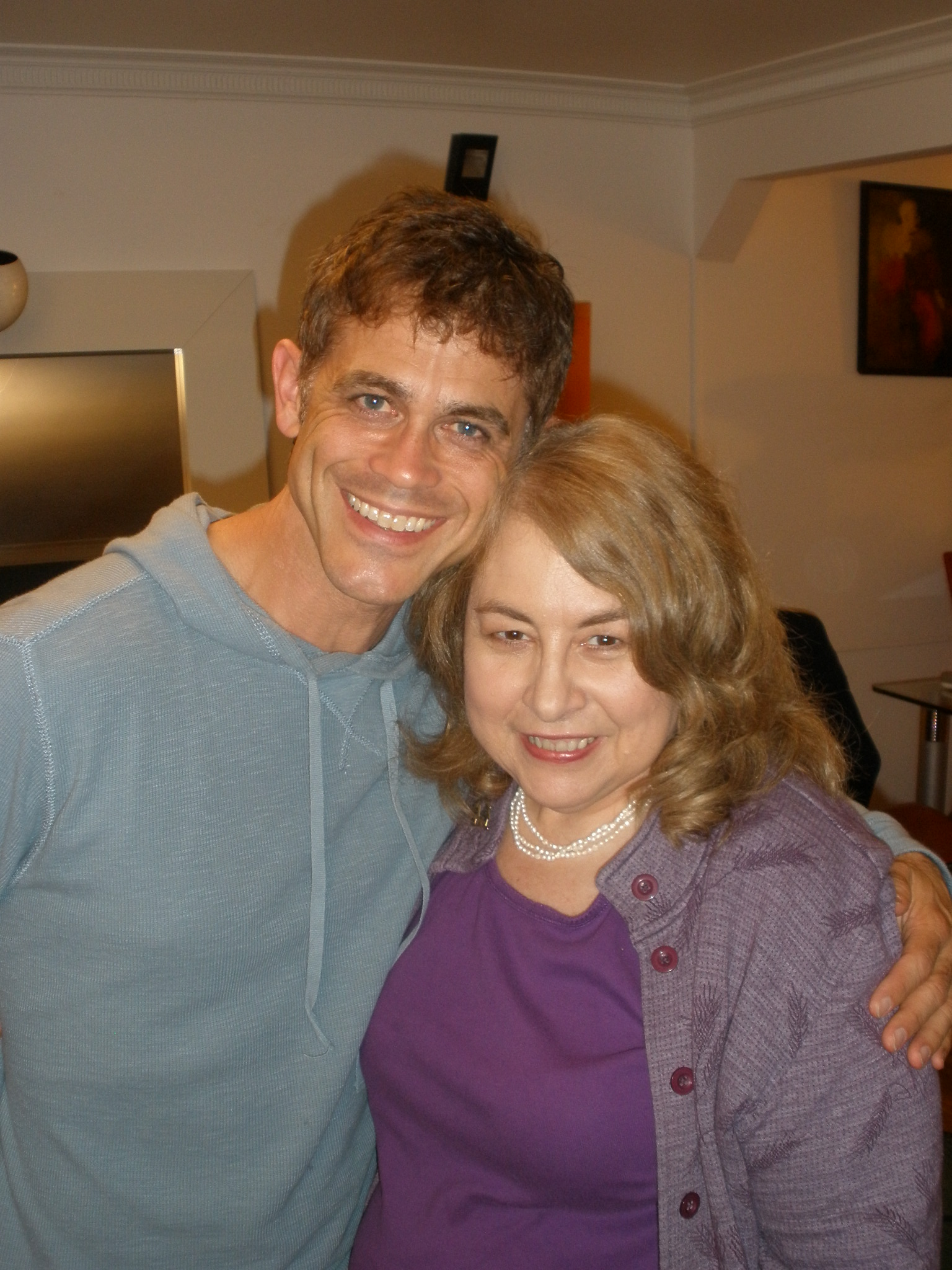 Crystal Ann Taylor as Mrs. Mays and Eric Jorgenson as Andrew in Away with Childish Things