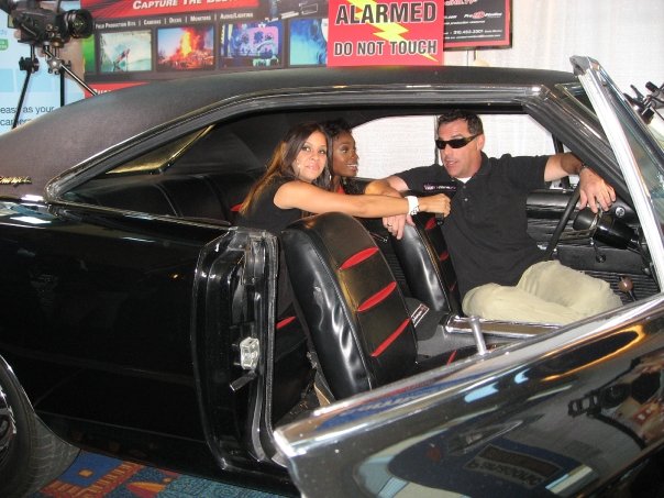 Interviewed by the Smooch Girlz in my 1969 Charger RT