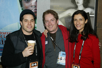 Zana Briski and Ross Kauffman at event of Born Into Brothels: Calcutta's Red Light Kids (2004)