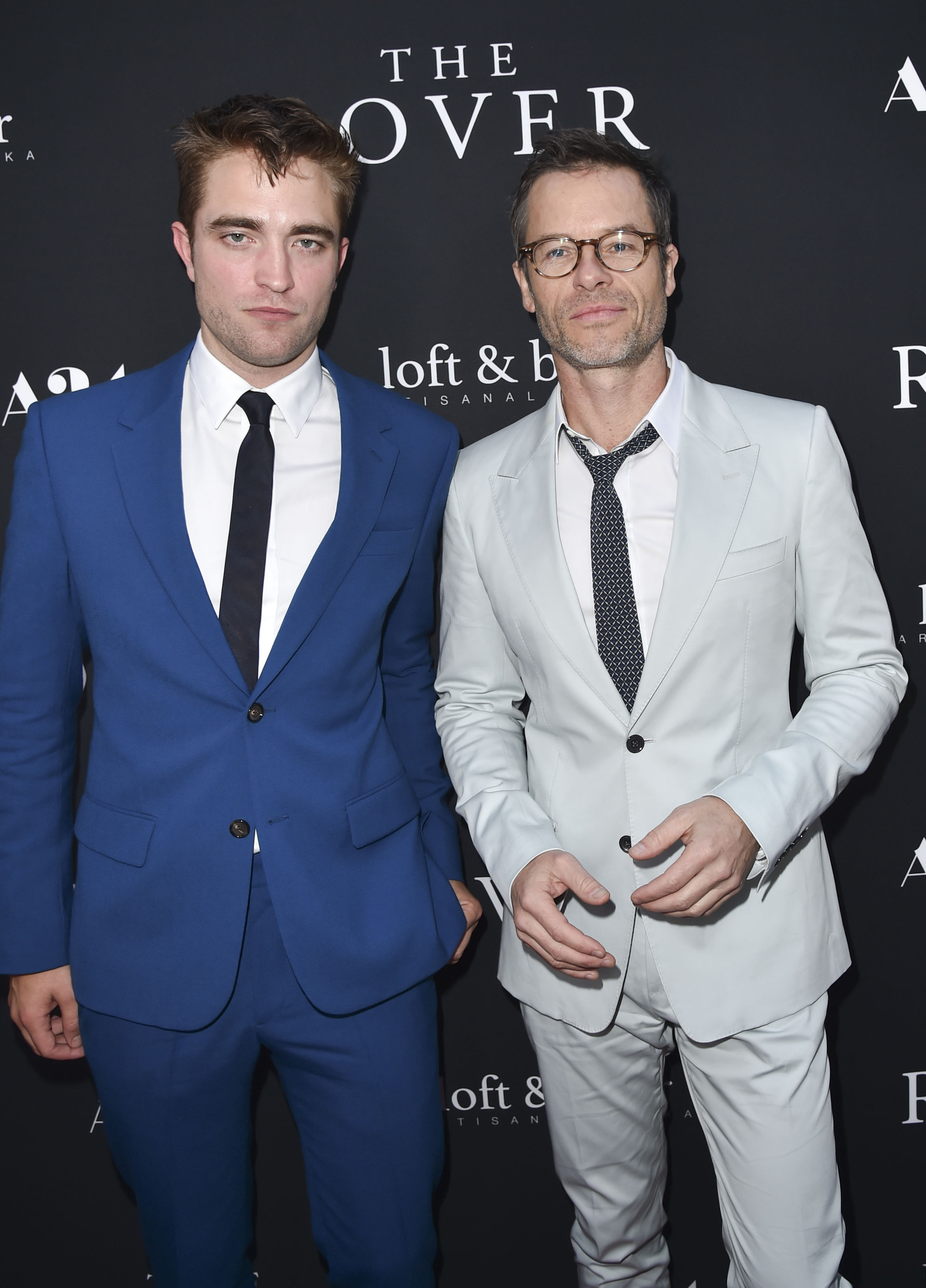 Guy Pearce and Robert Pattinson at event of The Rover (2014)