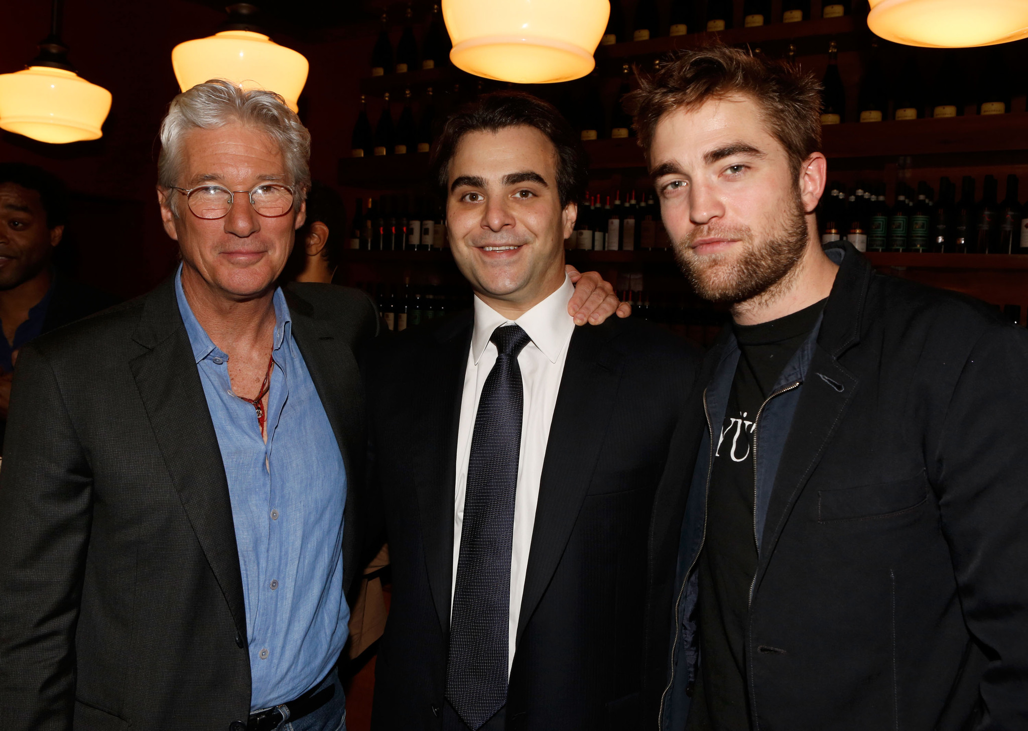 Richard Gere, Robert Pattinson and Nicholas Jarecki at event of Apgaulinga aistra (2012)