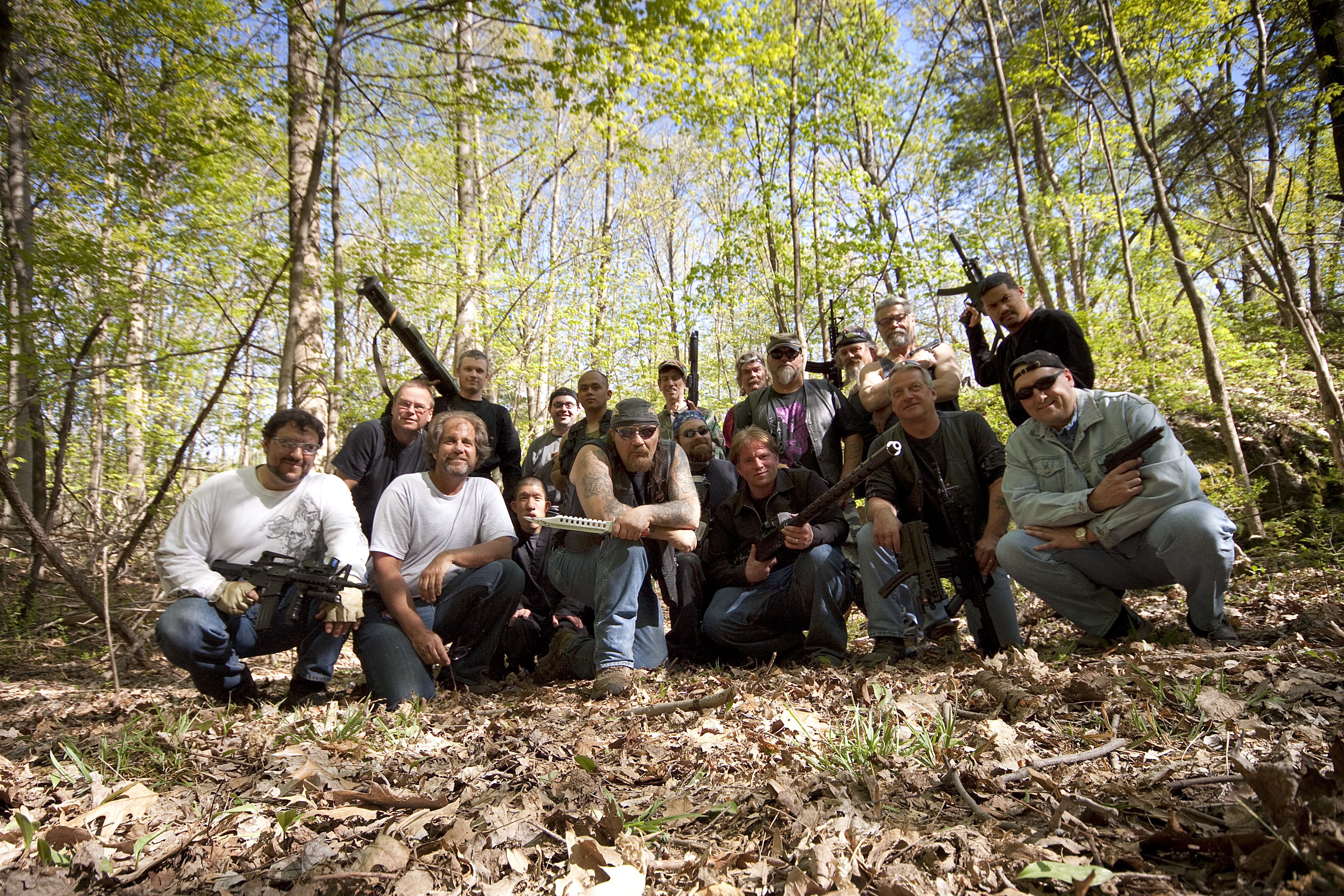 A company of misfits on location in Warwick, NY in April 2010 on the film 