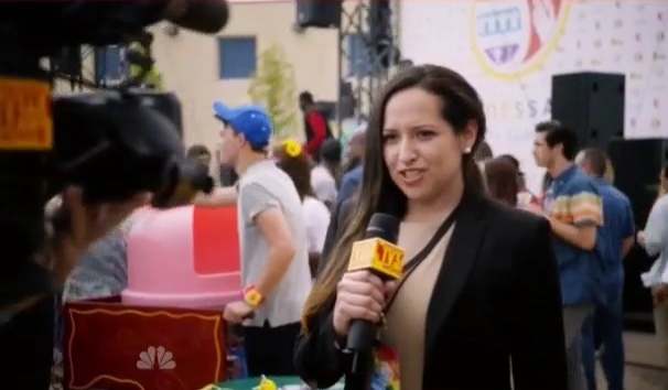 Vanesa as Spanish Reporter. In Heroes Reborn. NBC