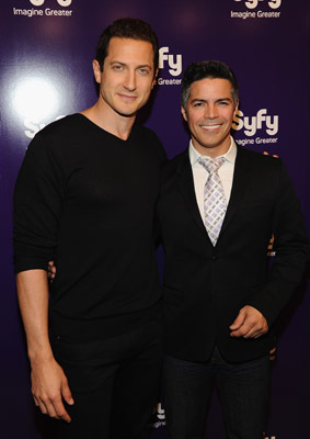 Esai Morales and Sasha Roiz