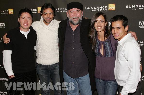 Armando Hernandez, Eugenio Derbez, Jesus Ochoa, Paola Mendoza and Jorge Adrian Espindola at the premiere of 'Padre Nuestro' at the Racquet Club Theatre during the 2007 Sundance Film Festival