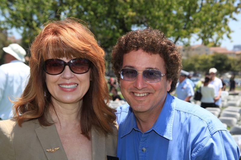 Producer Randy Bellous with Actress Lee Purcell