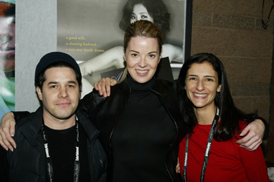 Zana Briski and Ross Kauffman at event of Born Into Brothels: Calcutta's Red Light Kids (2004)