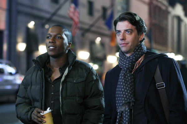 Still of Christian Borle and Leslie Odom Jr. in Smash (2012)