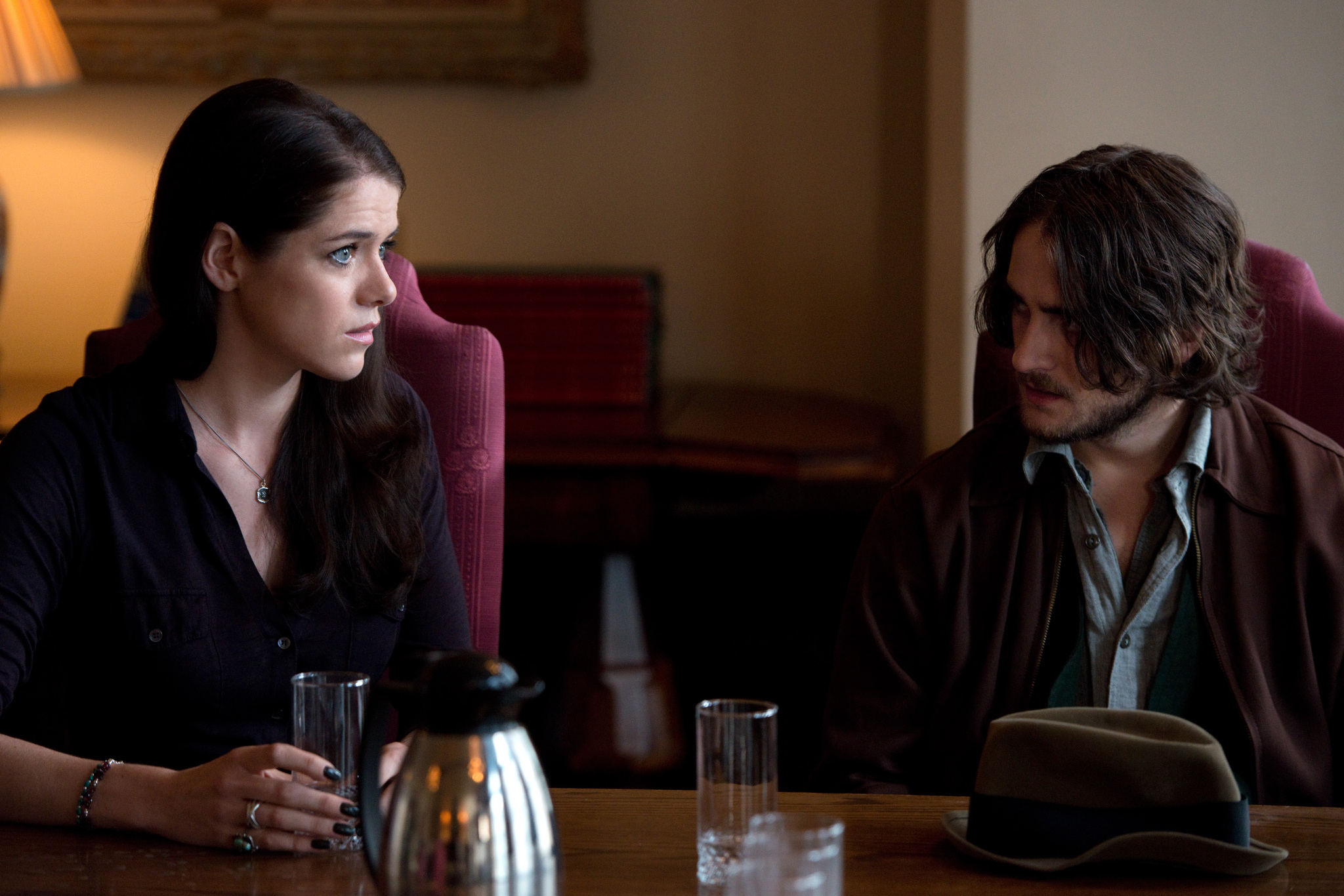 Still of Kaniehtiio Horn and Landon Liboiron in Hemlock Grove (2013)