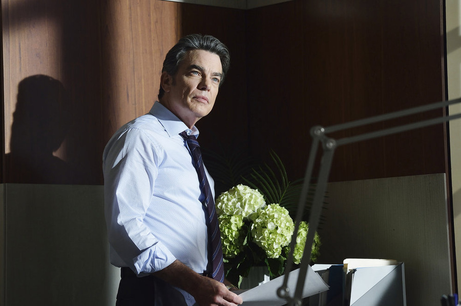 Still of Peter Gallagher and Arthur Campbell in Covert Affairs (2010)