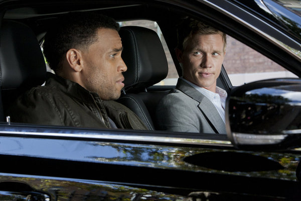 Still of Michael Ealy, Warren Kole and Wes Mitchell in Common Law: Performance Anxiety (2012)