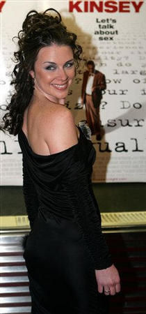 Leigh Spofford on red carpet at New York Premiere of 