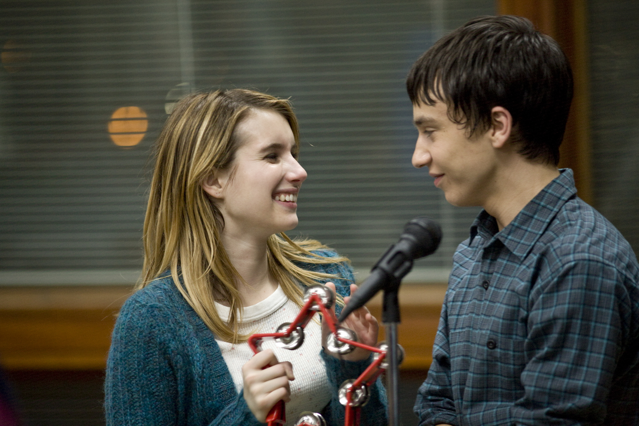 Still of Emma Roberts and Keir Gilchrist in It's Kind of a Funny Story (2010)
