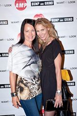 Kathleen LaGue and Kathleen Kinmont at Bump and Grind Television Pilot Premiere