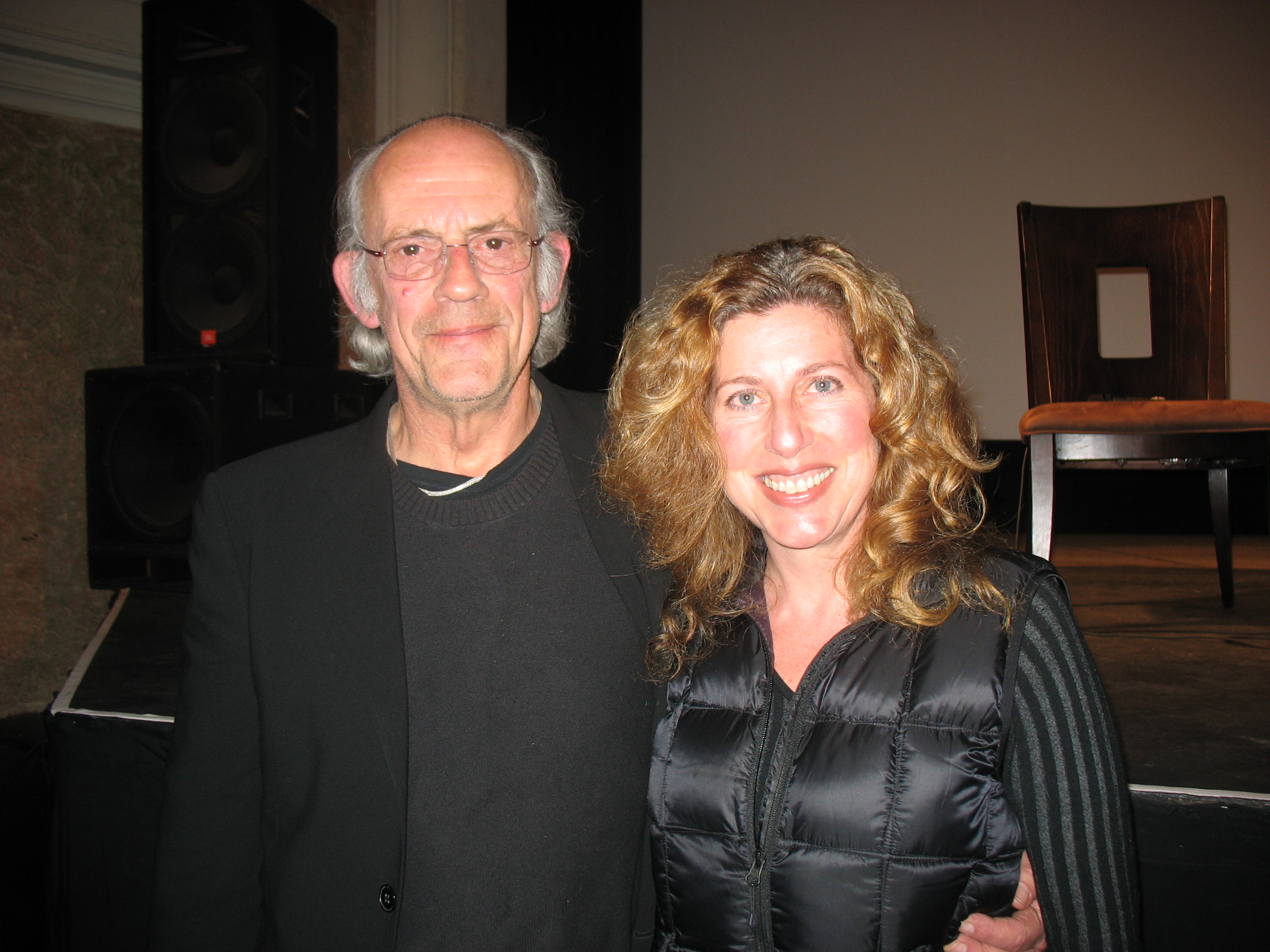 with Christopher Lloyd, fellow Darrow School Alum (New Lebanon, NY) at the 2012 Sonoma Valley Film Festival