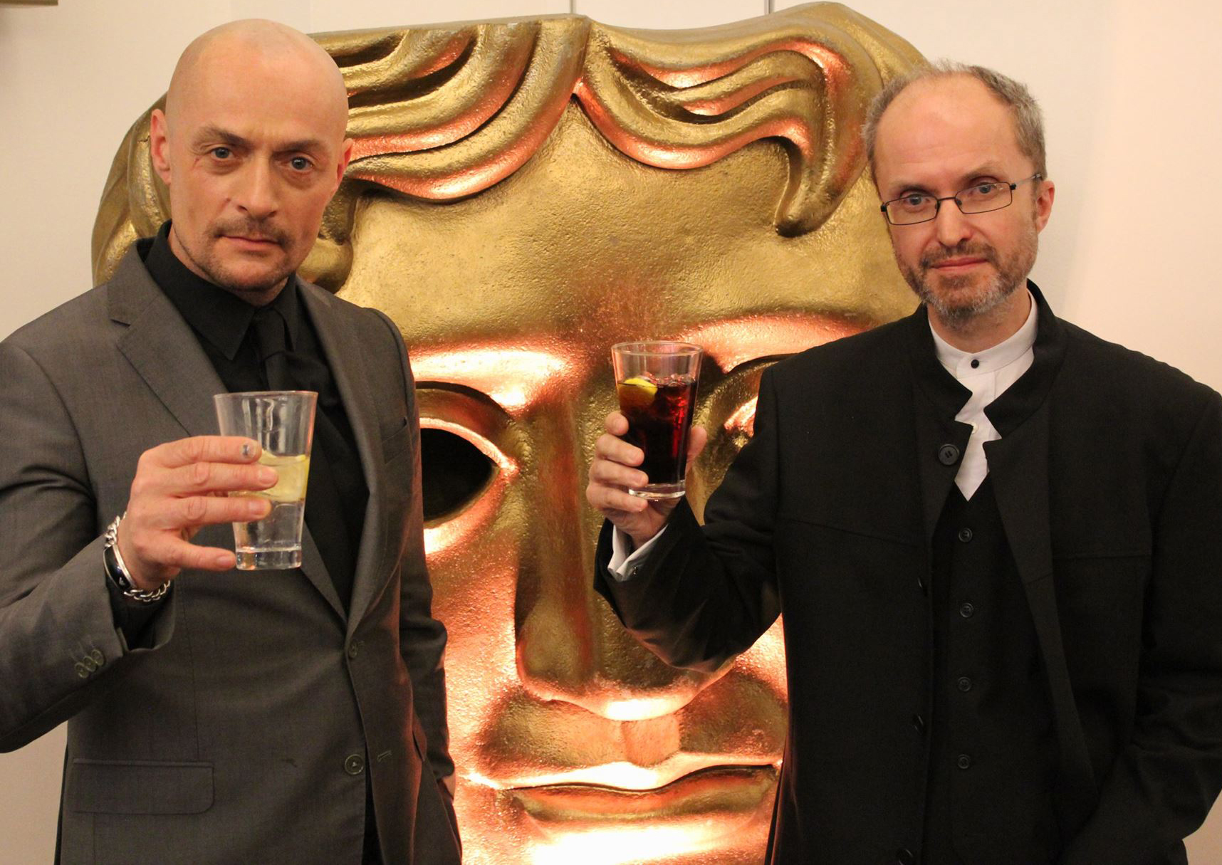Sean Cronin and Simon Collins, 'The Magnificent Brothers', partners at Magnificent Films Ltd at the BAFTA screening of The Wolds.