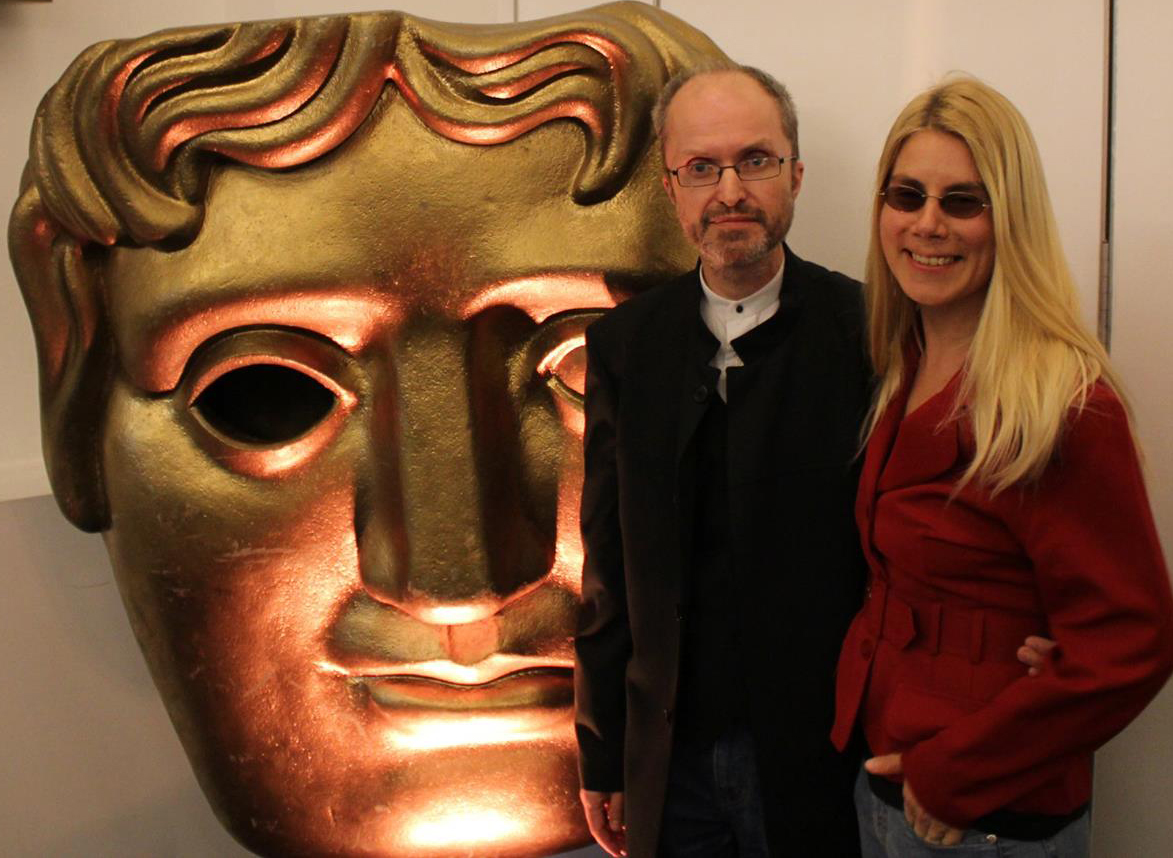 Simon Collins and Heather Thompson, partners at Haverhill Films Ltd at the BAFTA screening of The Wolds.
