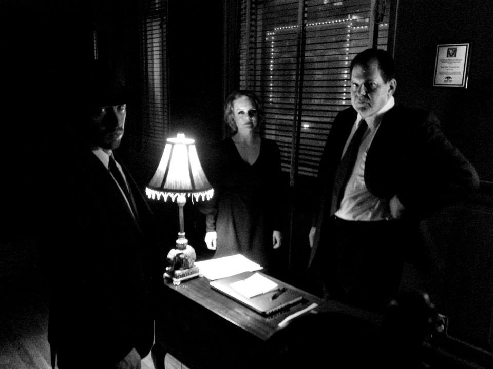 Still of Joel Lane Hudgins, Andrew Manning, and Jill Ethridge in Noir City (2013)