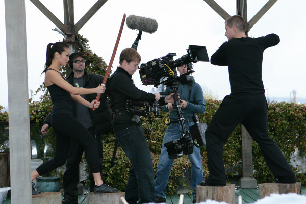 Still of Brendan Fehr and Jamie Chung in Samurai Girl (2008)