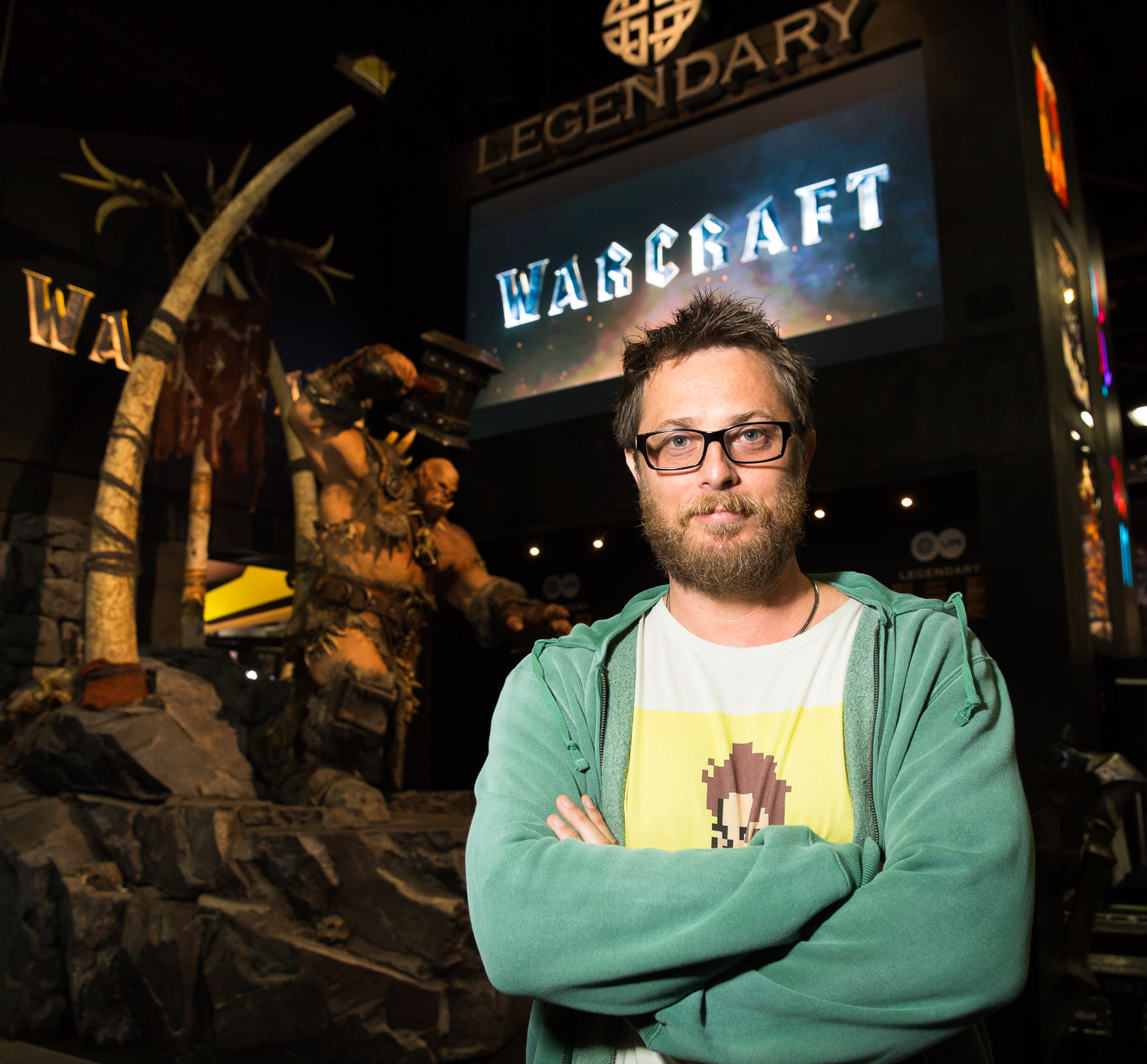 Duncan Jones at event of Warcraft (2016)