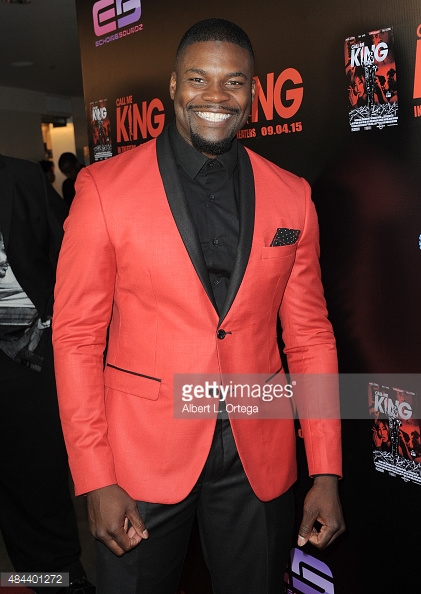 Actor Amin Joseph arrives for the Premiere Of Dark Energy Pictures' 'Call Me King' held at Downtown Independent on August 17, 2015 in Los Angeles, California.