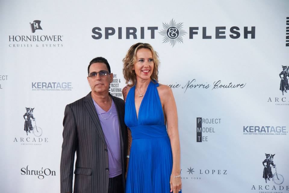 Laura Fay and Carlo Dano on The Hornblower Red Carpet at a private party 4 Spirit and Flesh Magazine