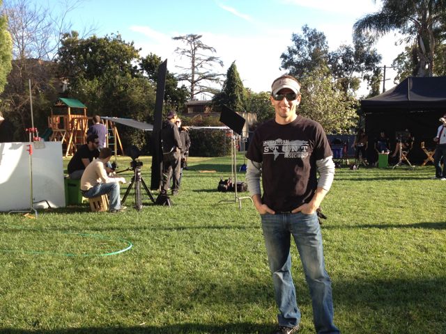 Stunt Coordinating a Claritin Free Commercial w/ Brooke Burke