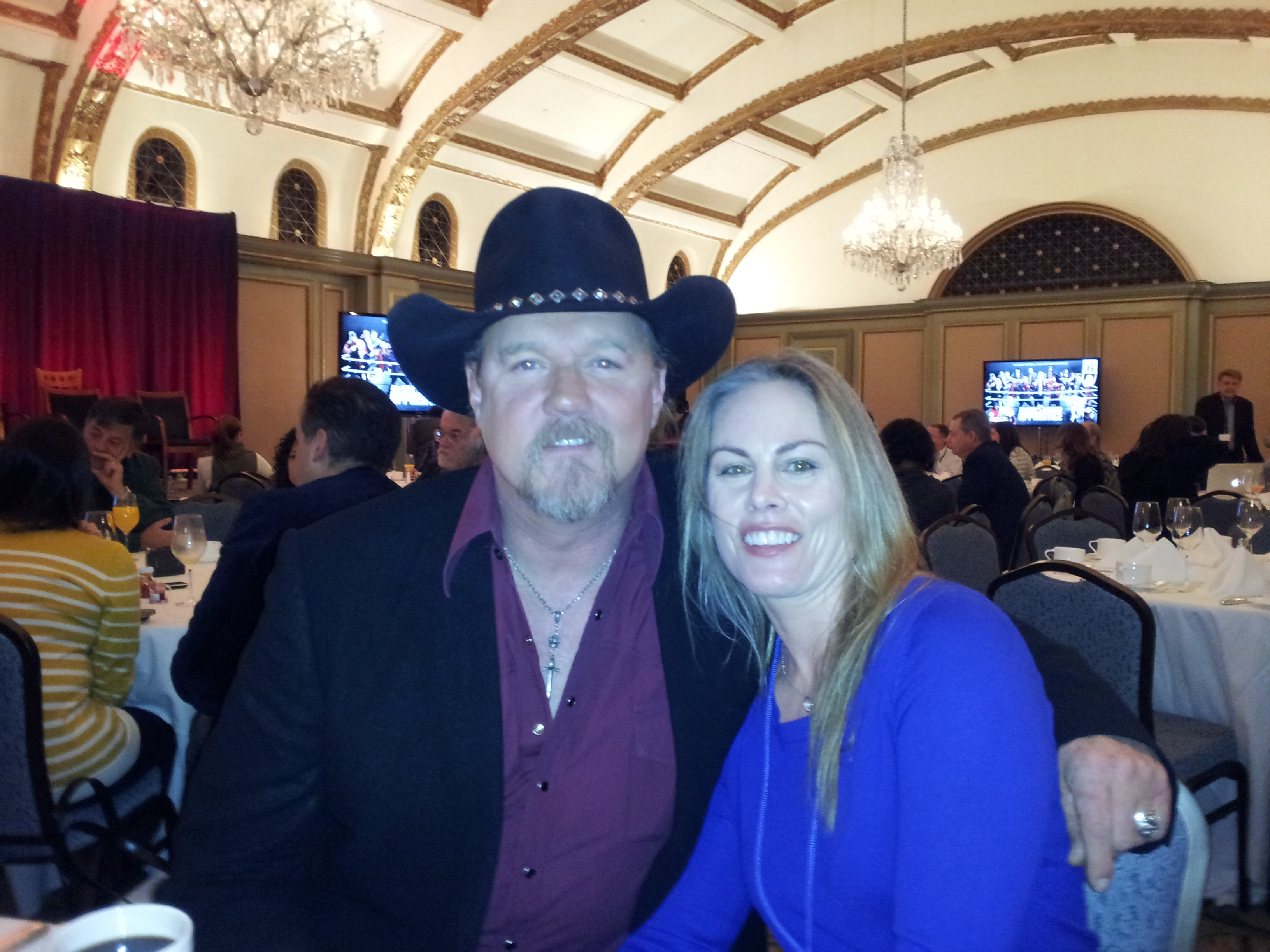 Trace Adkins and Christy Oldham