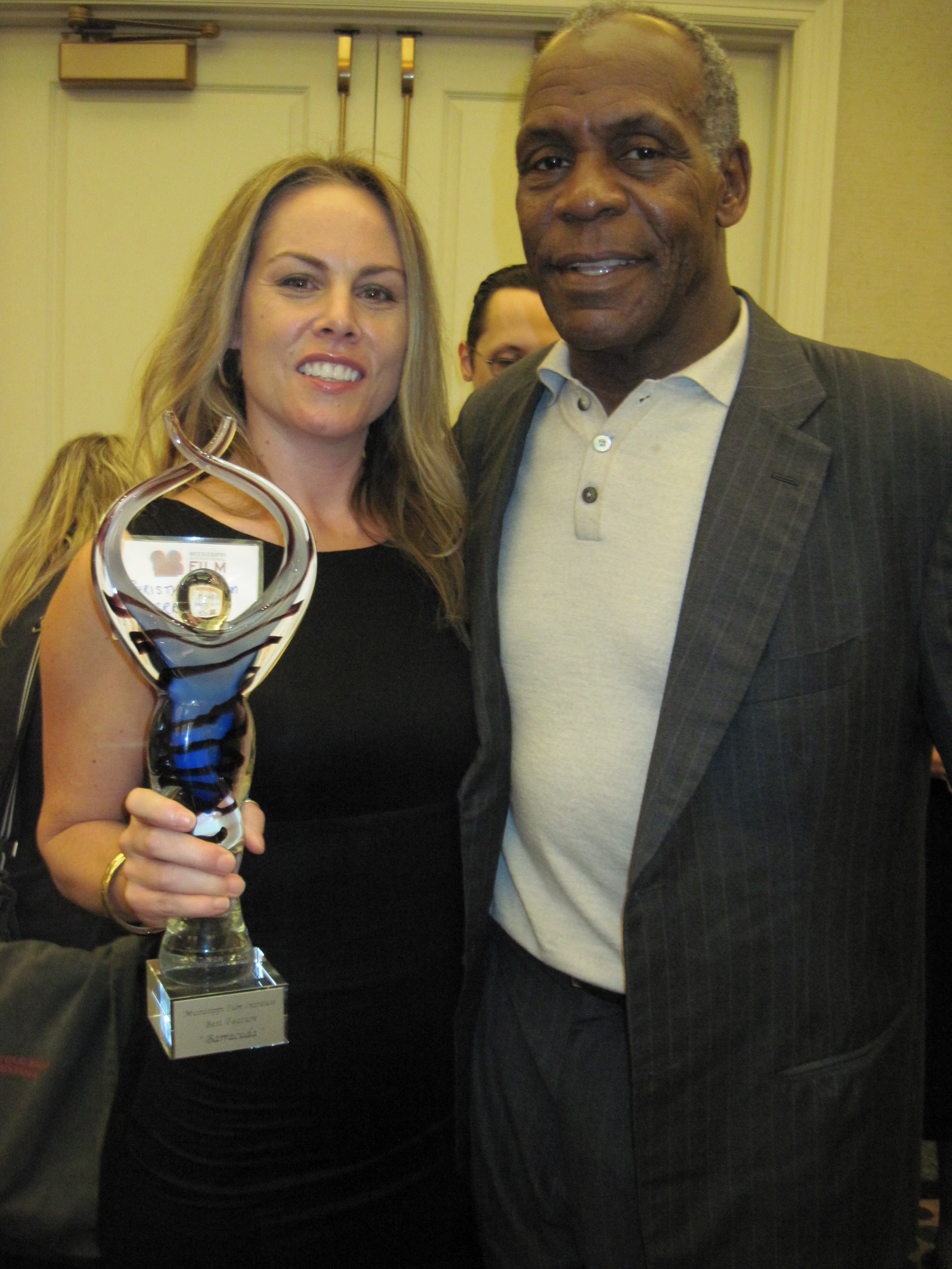 Danny Glover and Christy Oldham at The 2011 Mississippi International Film Festival