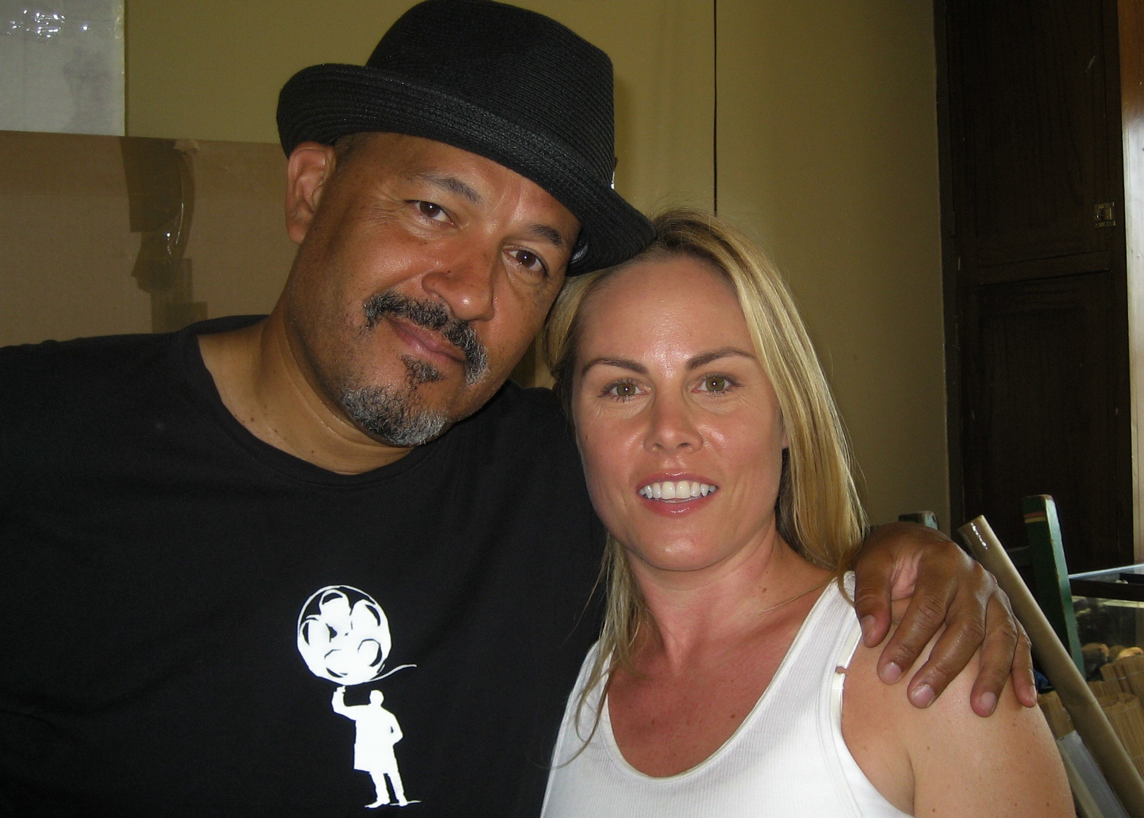 Christy Oldham and Director Clark Johnson on set of The Eleventh Hour, CBS.