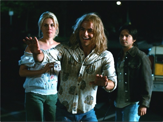 Still of Freddy Rodríguez, Chris Pine and Rachael Taylor in Bottle Shock (2008)