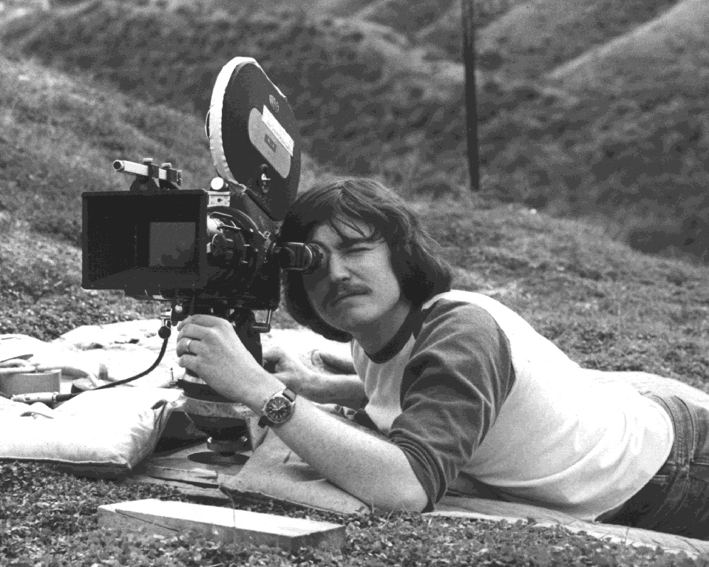 Early Cinematography assignment on location in 1976.