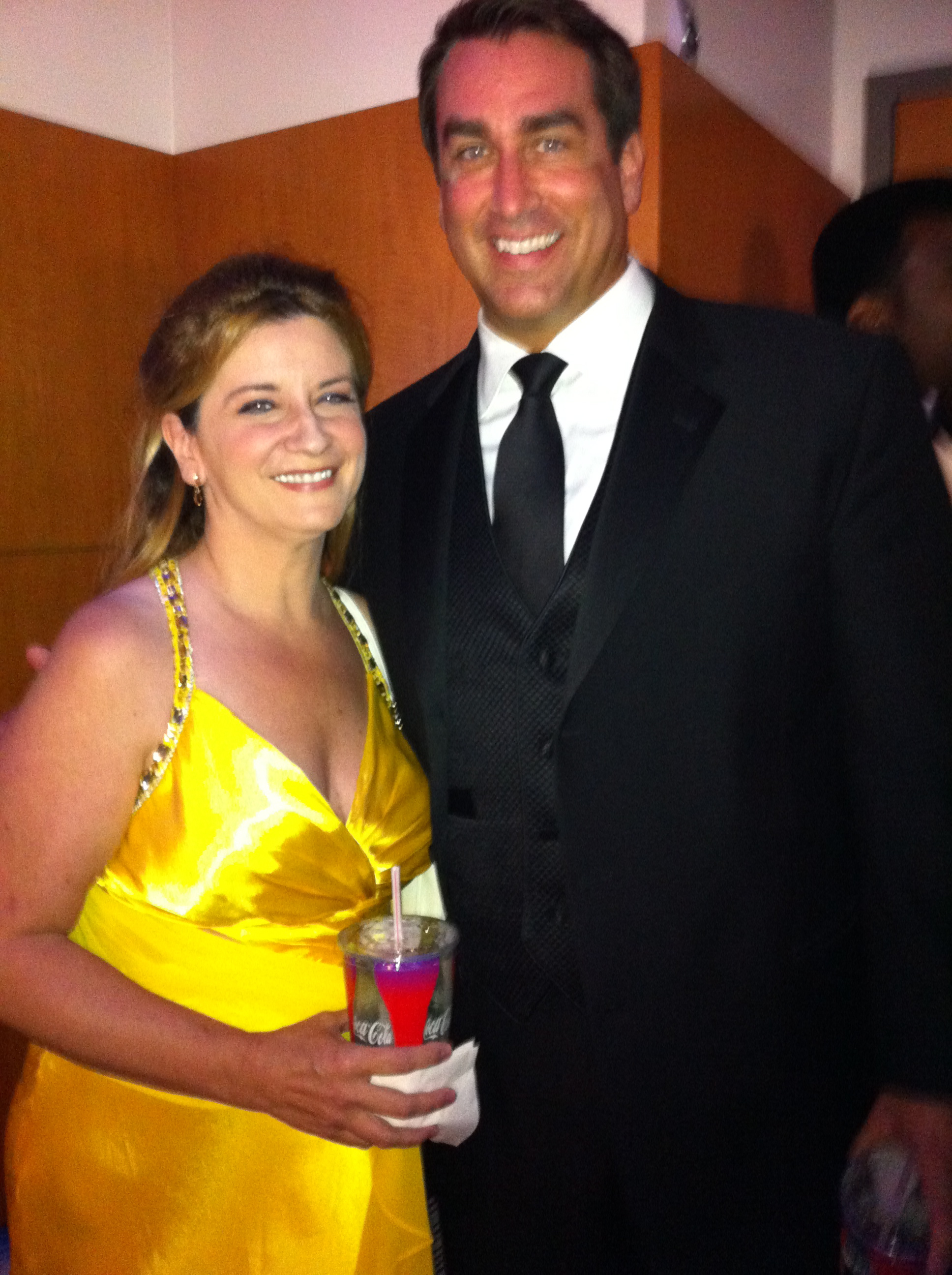 At the 2010 Emmys with Rob Riggle