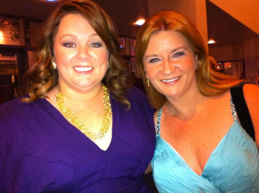 with Melissa McCarthy at the Emmys.