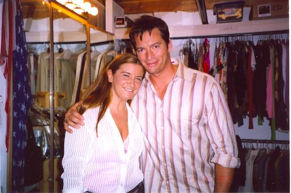 With Harry Connick Jr. on Will & Grace
