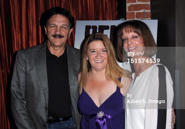 NORTH HOLLYWOOD, CA - SEPTEMBER 07: John Fognoni, producer Peggy Lane and Nancy Fognoni arrive for the reception of the LA Shorts Fest Screening Of 'Reign' held at Federal Restaurant and bar on September 7, 2012 in North Hollywood, California. (Photo by Albert L. Ortega/Getty Images)