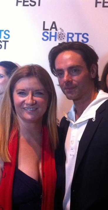 Producer Peggy Lane with Actor/Executive Producer Andrew Fognani at the 2012 LA Shorts Festival in Los Angeles