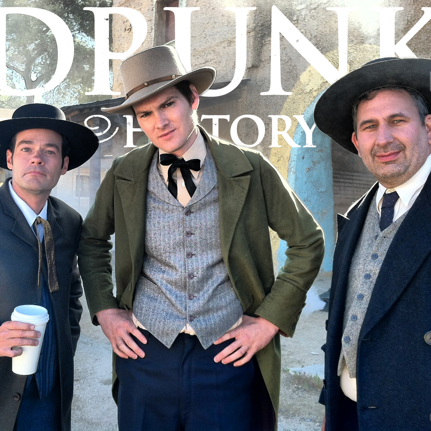 Adam Nee, Bennie Arthur and Craig Cackowski in Drunk History.