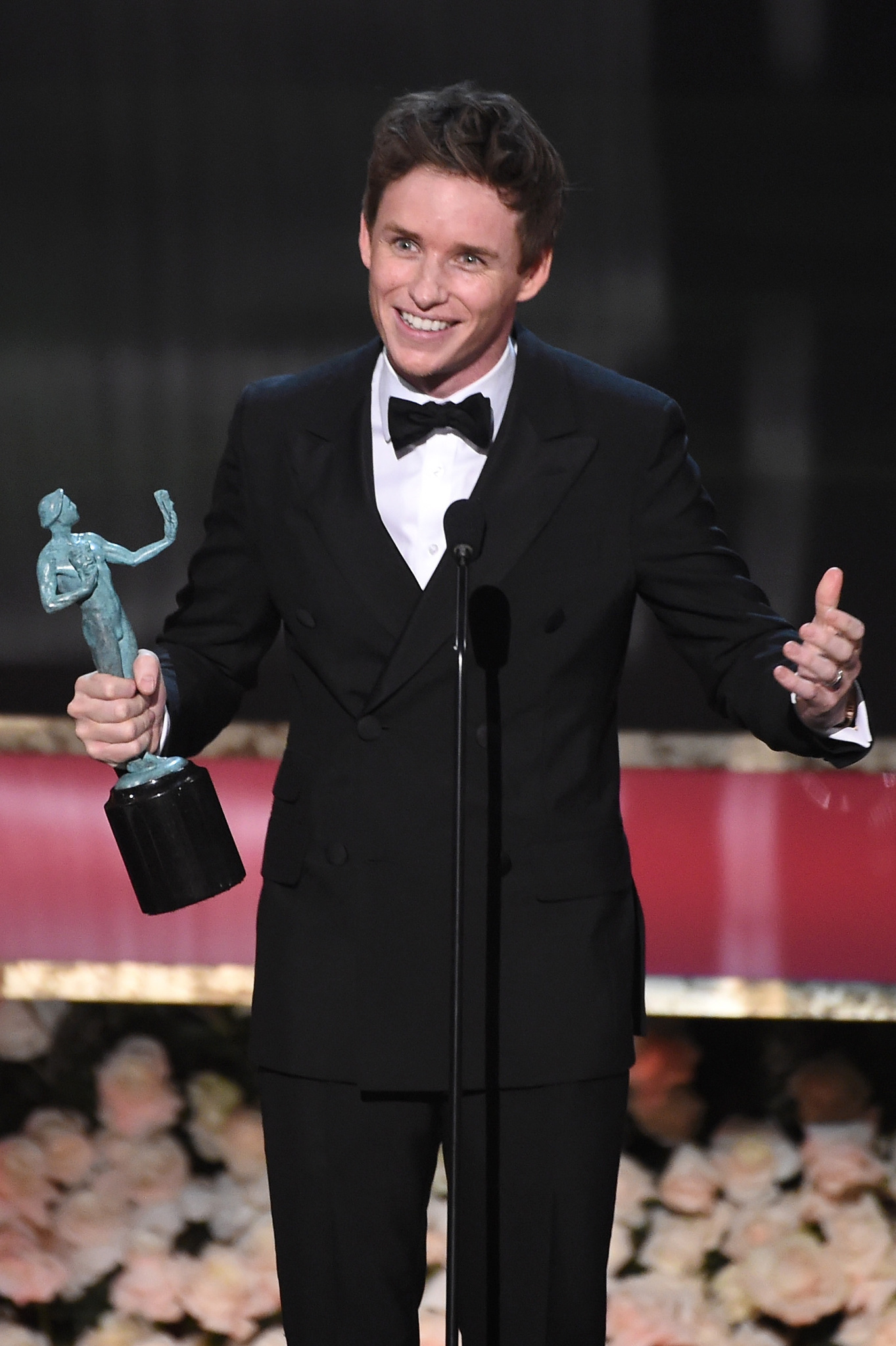 Eddie Redmayne at event of The 21st Annual Screen Actors Guild Awards (2015)