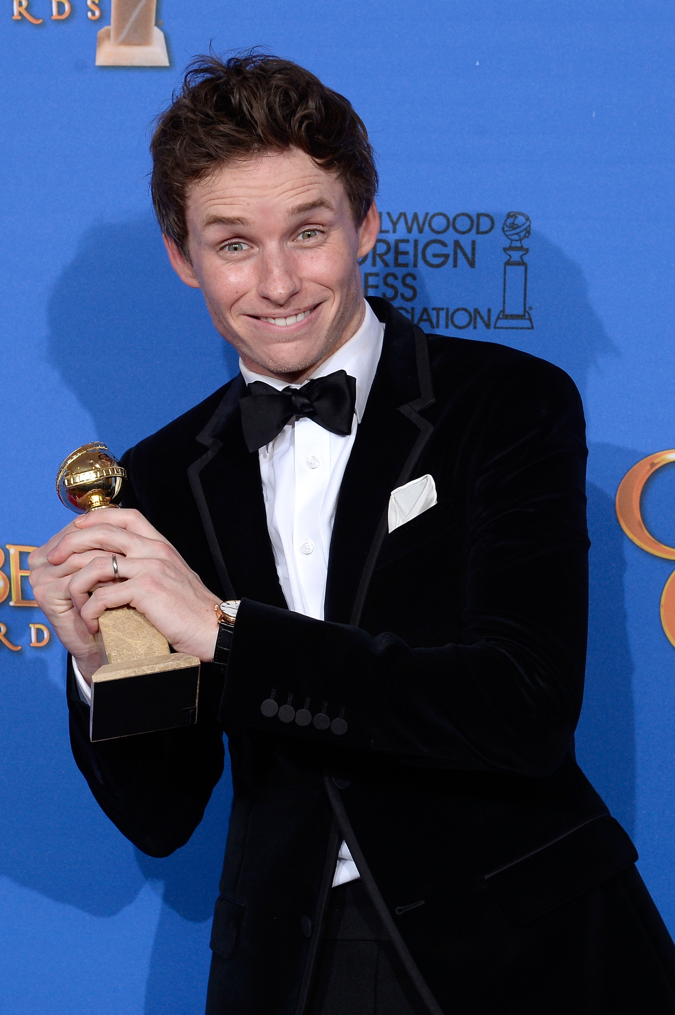 Eddie Redmayne at event of The 72nd Annual Golden Globe Awards (2015)