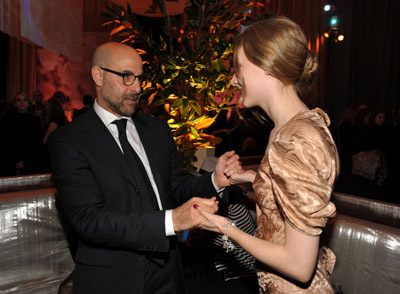 Stanley Tucci and Saoirse Ronan at event of The Lovely Bones (2009)