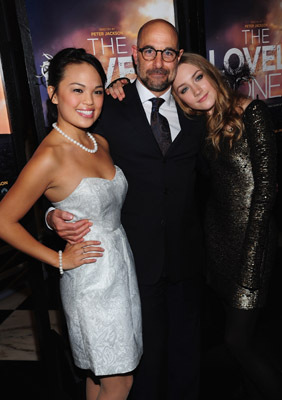 Stanley Tucci, Saoirse Ronan and Nikki SooHoo at event of The Lovely Bones (2009)