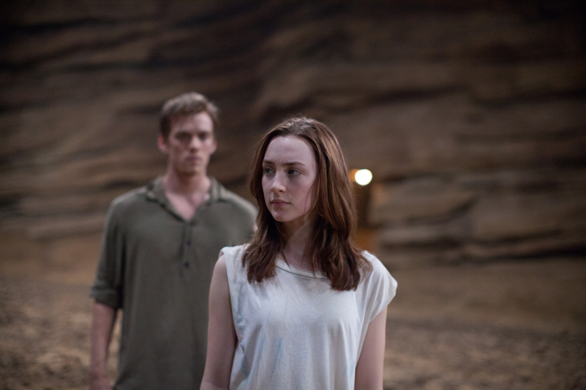 Still of Saoirse Ronan and Jake Abel in Sielonese (2013)