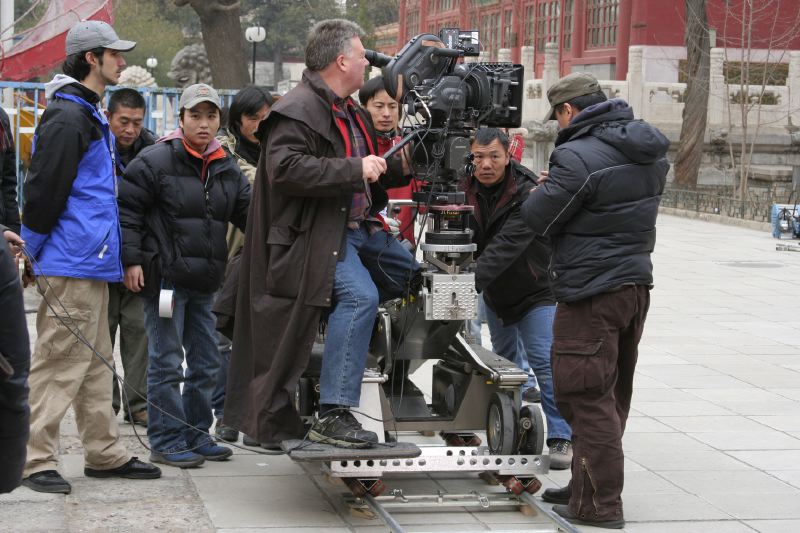 Shooting in the Forbidden City, Beijing, China