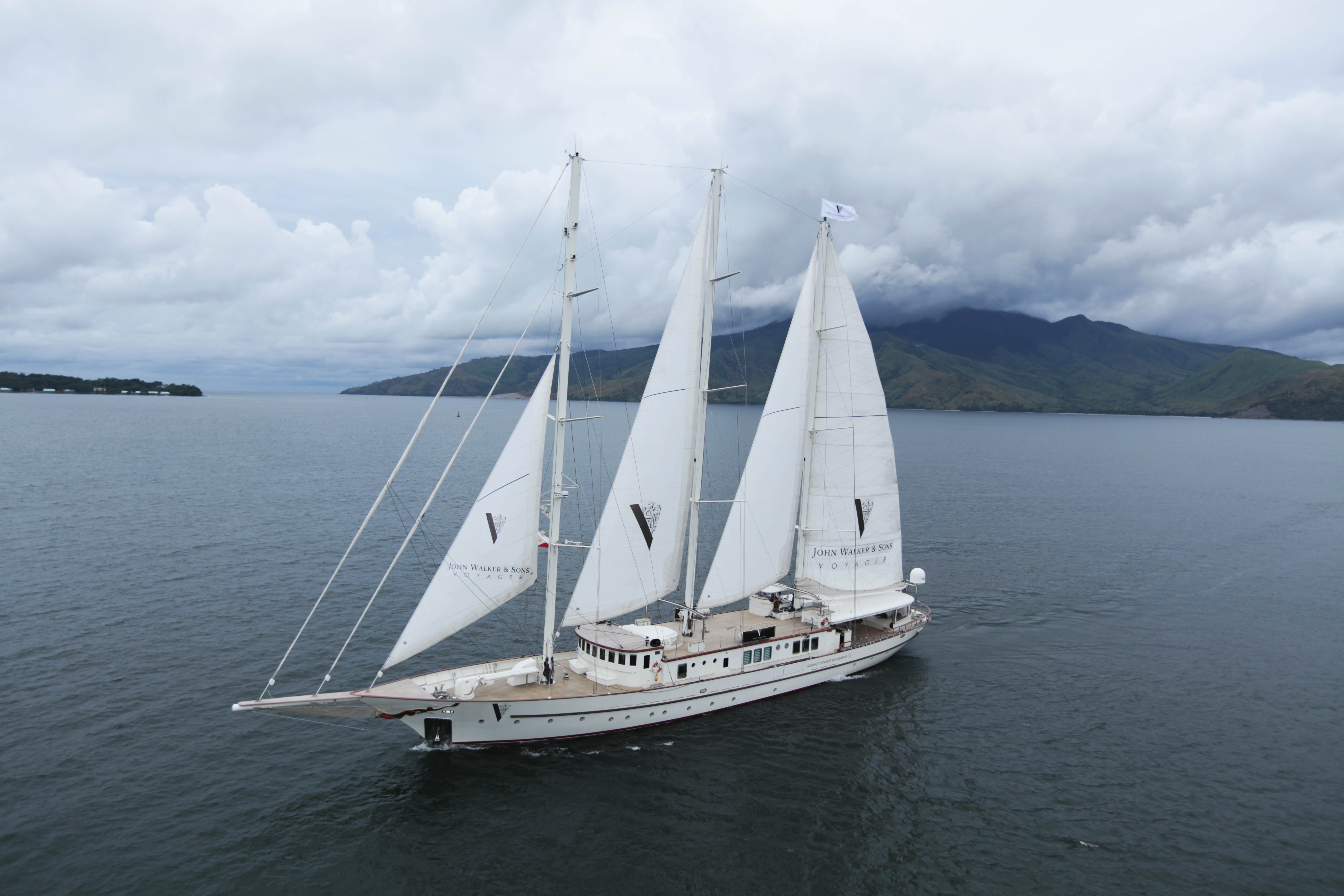 shooting digital stills and HD of the Johnny Walker & Sons promotion yacht and Siren