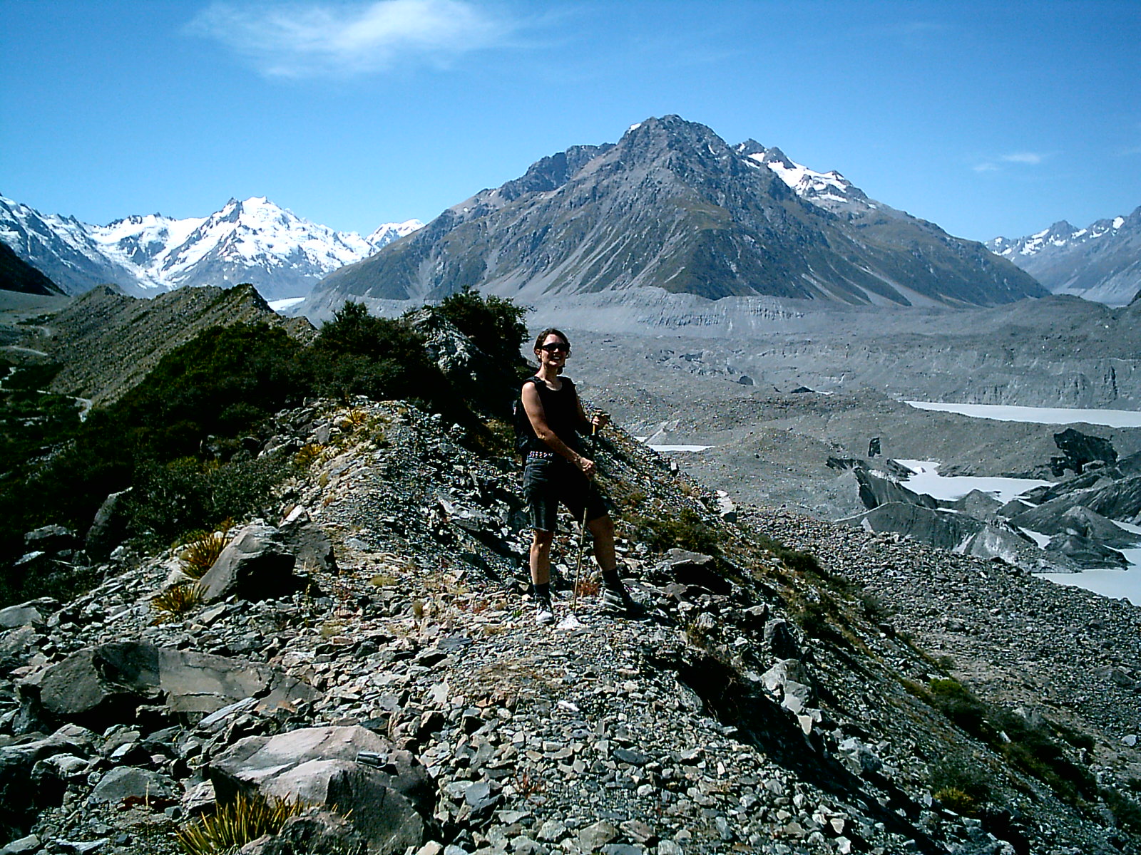 New Zealand's Tasman Glacier on the South Island (January 2006)