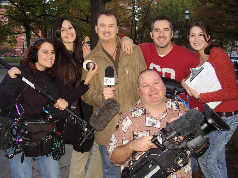 Host and Crew for Alexandria, VA location of an episode for Planet Green's 