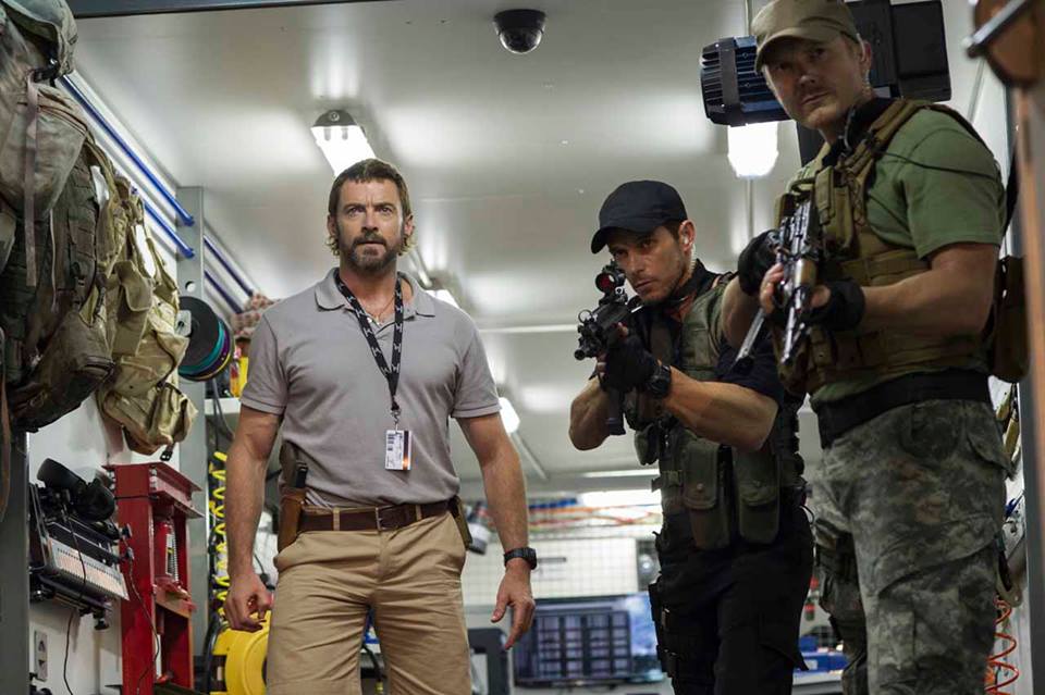 Acting on Chappie with Hugh Jackman