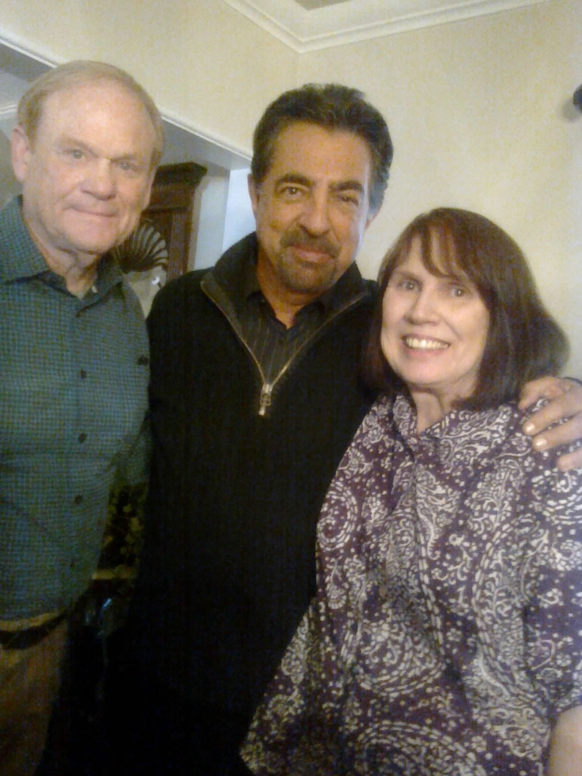 Dan Owens, Joe Mantegna, and Linda Sandee Larson