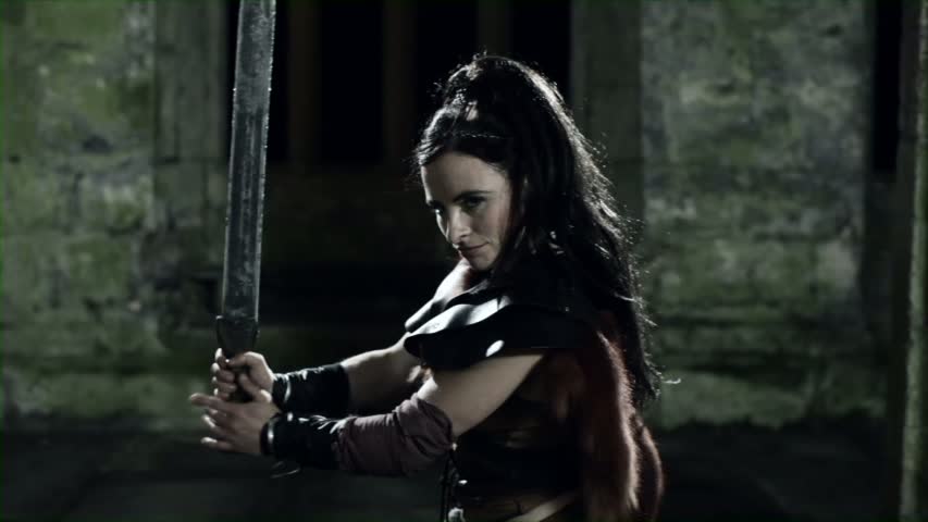 Cecily Fay as Areona in Dragon Crusaders